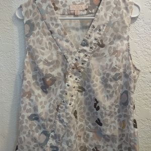 Ted Baker NEW WITHOUT TAGS v-neck eyelet blouse In dusky pink SIZE US SMALL 4-6